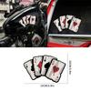 Cool Motocross Stickers - Cafe Racer Fuel Tank & Car Window Playing Card Decals