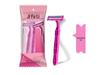 Two-Layer Disposable Hotel Razor: Clog-Free, Quick & Convenient for Business Trips
