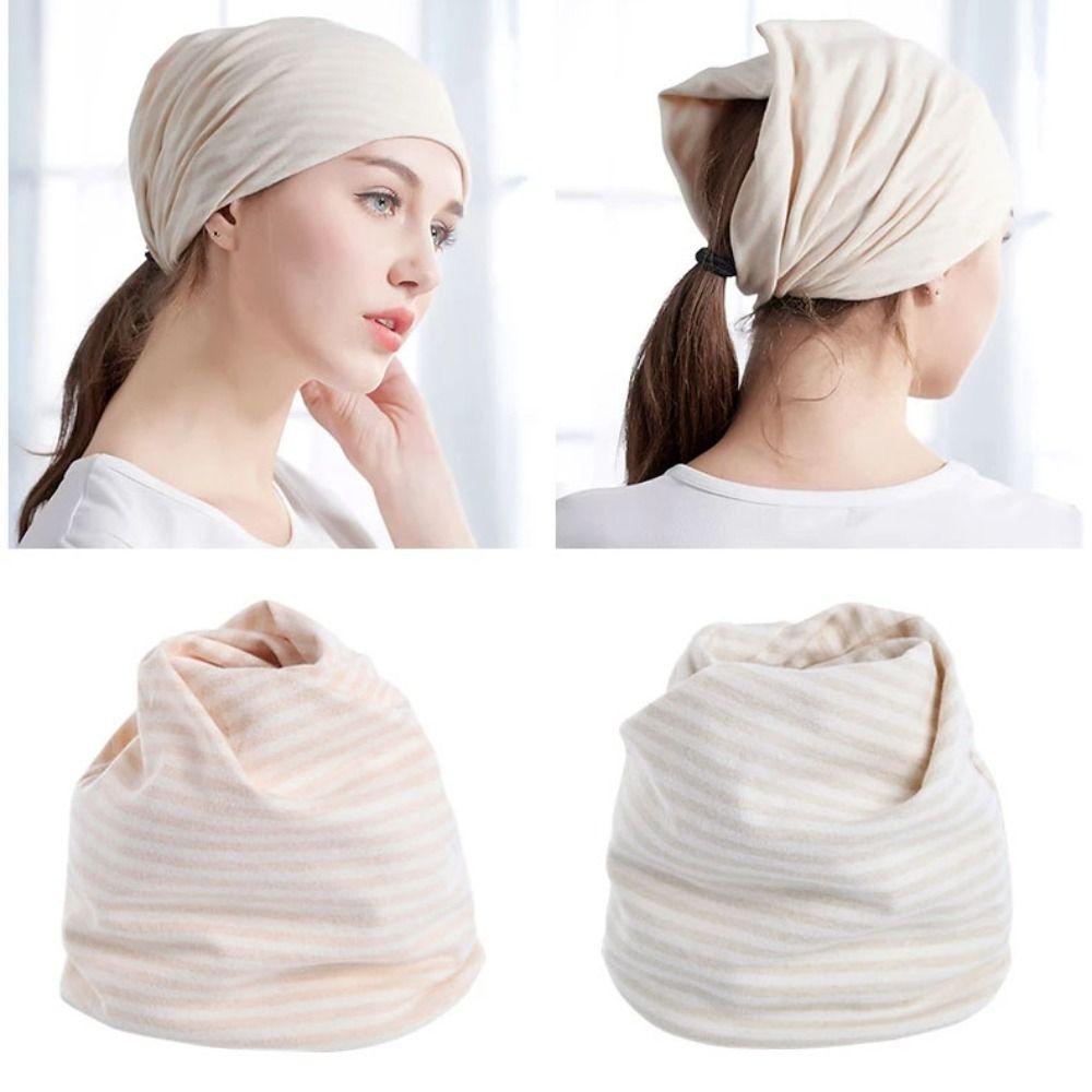 Cotton Postpartum Confinement Cap Women Soft Pregnant Hat New Maternity Headscarf