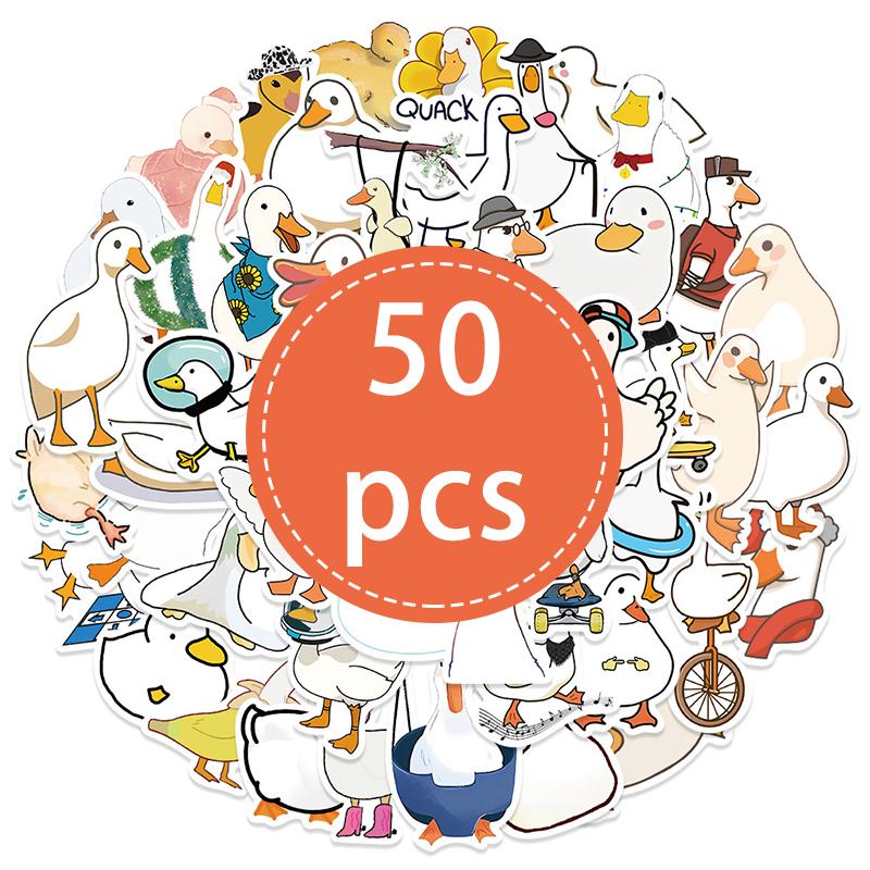 High-Quality 50Pcs High-Quality Cartoon High-Quality Duck High-Quality Stickers High-Quality Funny High-Quality Cute High-Quality Duck High-Quality
