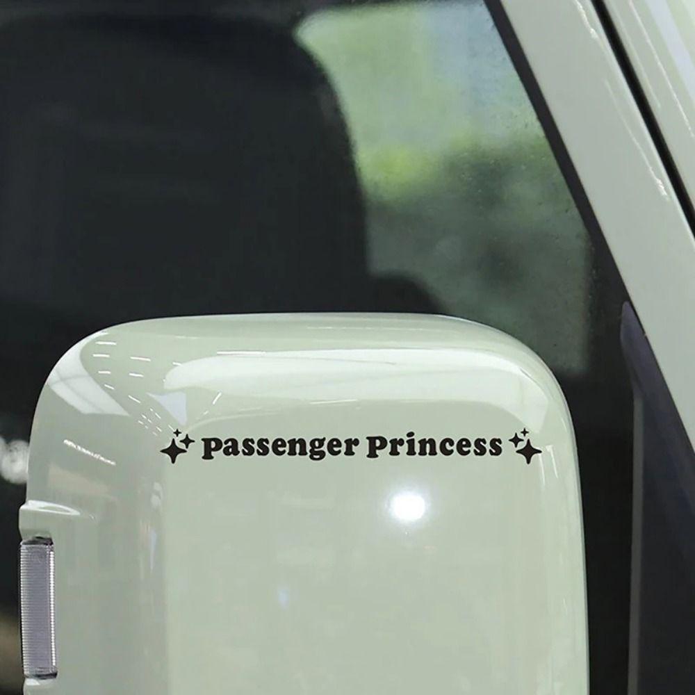 Reflexivní samolepka 'Princess' pro spolujezdce Dekorace zrcátka auta Pro auto/notebook/okno/motorku