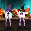 Halloween Witch Hat Long Legged Doll Ornament for Eerie Season Fun Home Accent HX6C