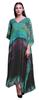 Phagun Artistic Waves Abstract Womens Long Beach Kaftan Beachwear Bikini Coverup Maxi