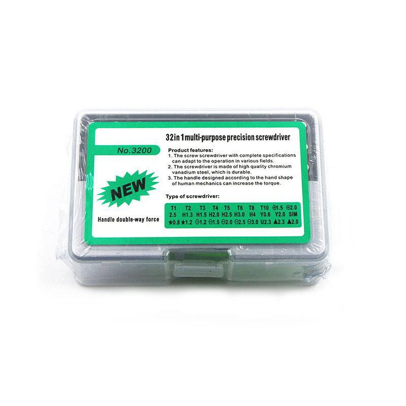 

32-in-1 Precision Screwdriver Set for Home Repair - Flathead & Phillips Bits, Multi-purpose Tool for Phones