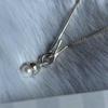 S925 Sterling Silver Pearl Clavicle Chain Necklace: Japanese-Korean Cold Aesthetic, Versatile Design for Women
