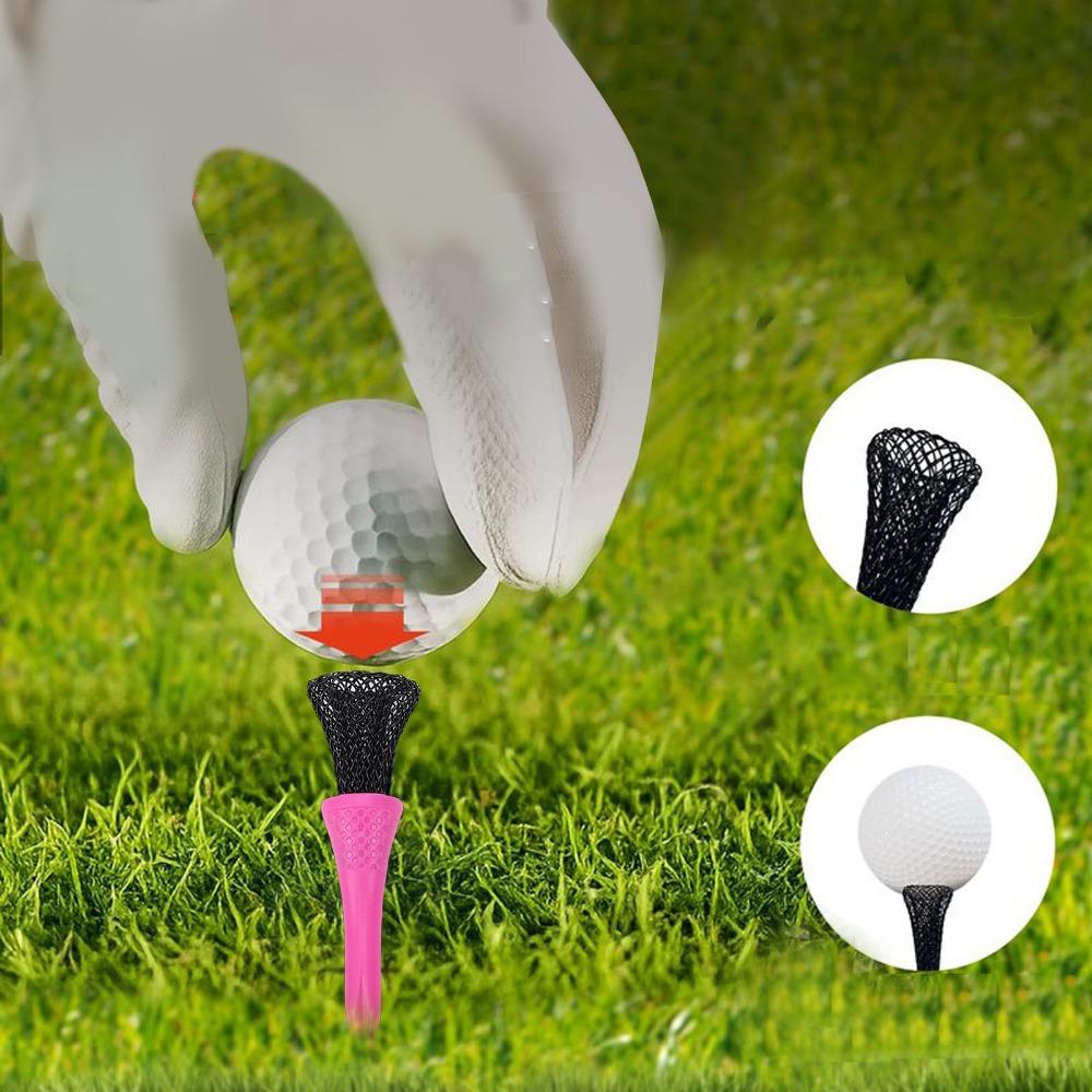 3pcs Textured Collar Step Tee Set ABS Golf Tees Flexible Golf Tee Set  Driving Range