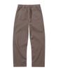 LXT Brushed Cotton Back Elastic Semi-Wide Chino Pants [Brown]