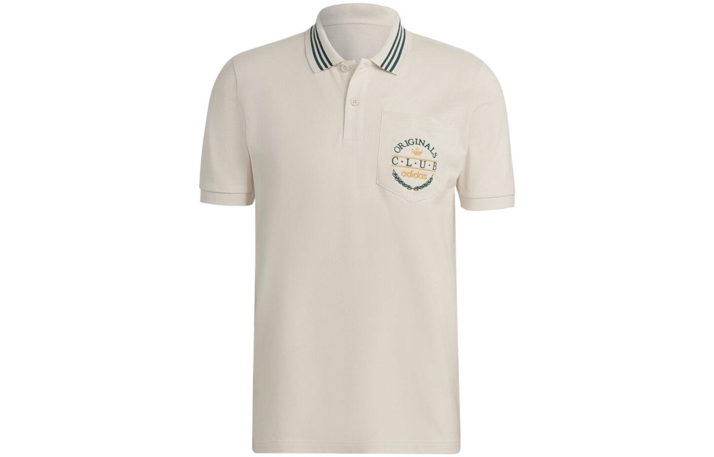 Adidas Polo Shirts Men s White Polo Collar Moderate Straight Fit HR7898 S