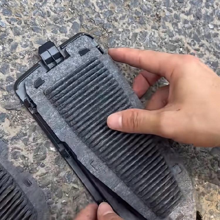 Battery Cooling Service Filter Replacement, Pleated Air Intake Screen with Molded Frame for Scheduled Maintenance and Dust Screening G92DH-02050
