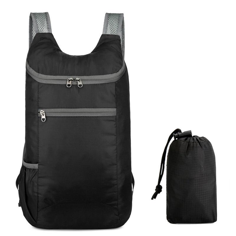Lightweight Splash-Proof Foldable Outdoor Sports & Travel Backpack with Large Capacity