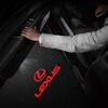 Courtesy Light, Car Curtain Lamp, Fade-Resistant, LED Logo Projection Curtain Light, Door Light, Set of 2 Tools, Compatible with RX/UX/NX/TX/LM