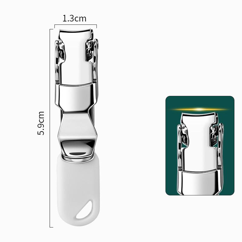 

Bevel Nail Clipper Long Handle Wide Jaw Slant Tip Nail Clippers Suitable For Thick Nails Care Thick Nail Trimming Manicure Tool flat opening белый