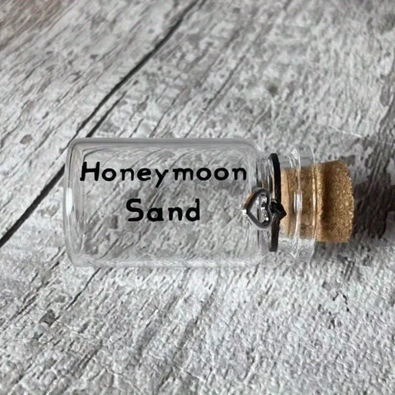 Honeymoon Keepsake Unique Wedding Travel Gift Small Sand Bottle Bride Gift Couple Gift Vacation Sand Jar Beach Honeymoon Memory