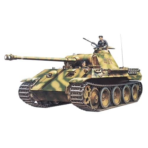 Tamiya 1/35 Military Miniature Series No. 65 German Army Panther Medium Tank Plastic Model 35065