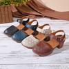 Cross-border Foreign Trade Large Size Baotou Sandals Women's 2026 New Summer Block Heel Hollow Light High Heel Women's Sandals