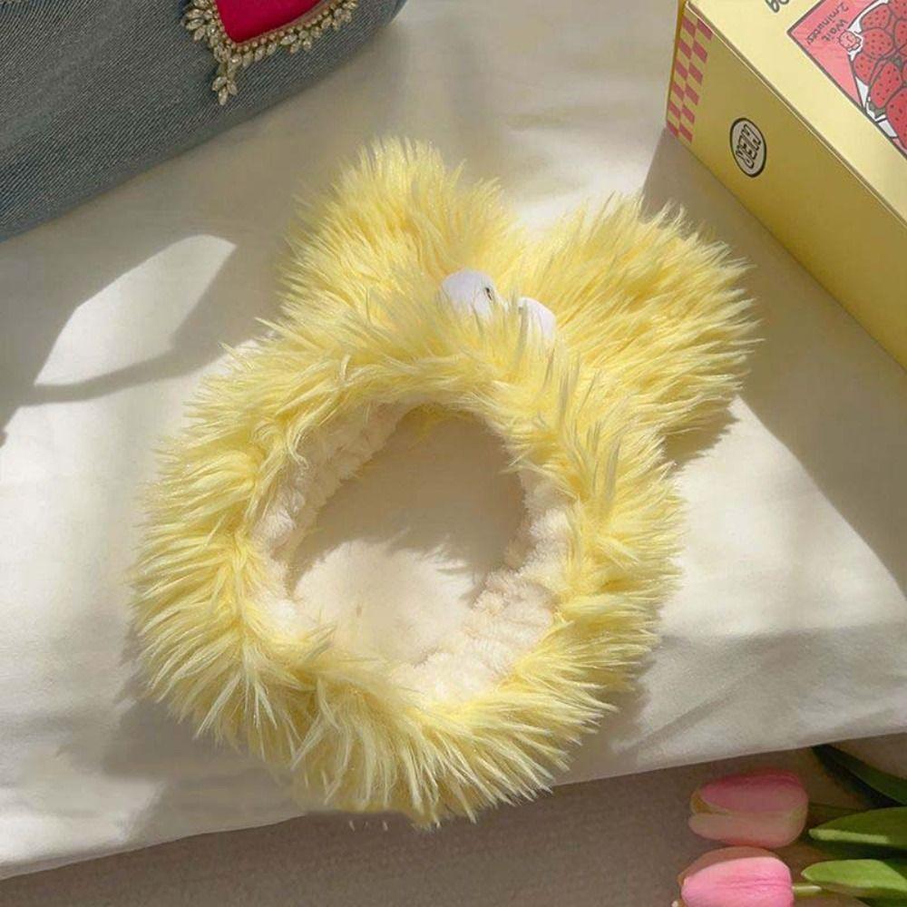 Korean Style Plush Headband Ugly Doll Cartoon Hair Bands Cute Rabbit Ear Hair Hoop Children