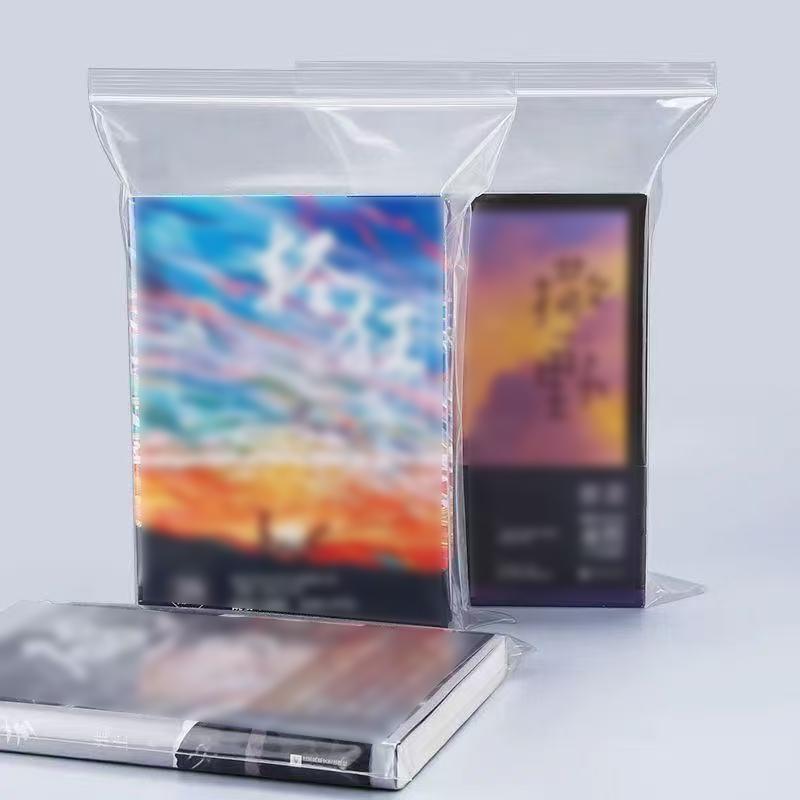 Novel Protective Bag Dustproof Moisture-Proof Book Storage Sealed Cover Book Packaging Transparent Letter Book Library Bookshelf