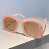 Oversized Irregular Sunglasses New Gradient Candy Color Women Shades Ins Trendy Brand Designer Outdoor Travelling Eyewear