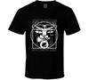 Leonardo Da Vinci Renaissance Trommler Lustiges Geschenk Trommeln Trendiges T-Shirt Herren Kinder Damen Jungen Mädchen Kinder