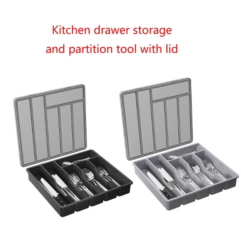 Drawer Organizer Separators for Office Desk Stationeries Cutlery Storage Box Organization Tray for Kitchen Drawers