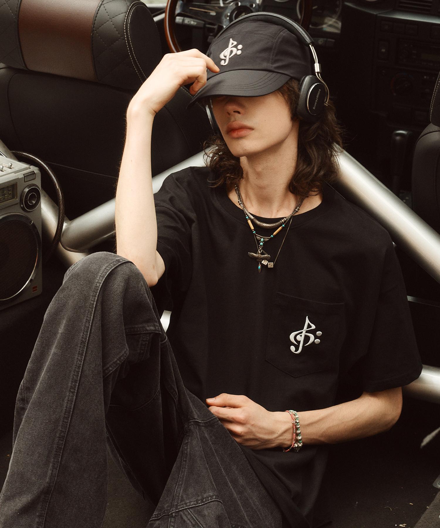 2113 Studio Logo Pocket T-Shirt Black Black