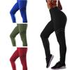 Fitness Women High Waist Push Up Polyester Leggings With Stylish Patchwork Design For Active Sports