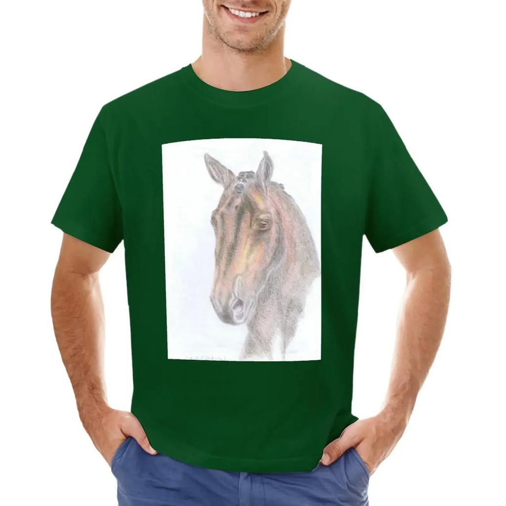 Dressage horse portrait from the side T-shirt graphics edition graphic t-shirts pack