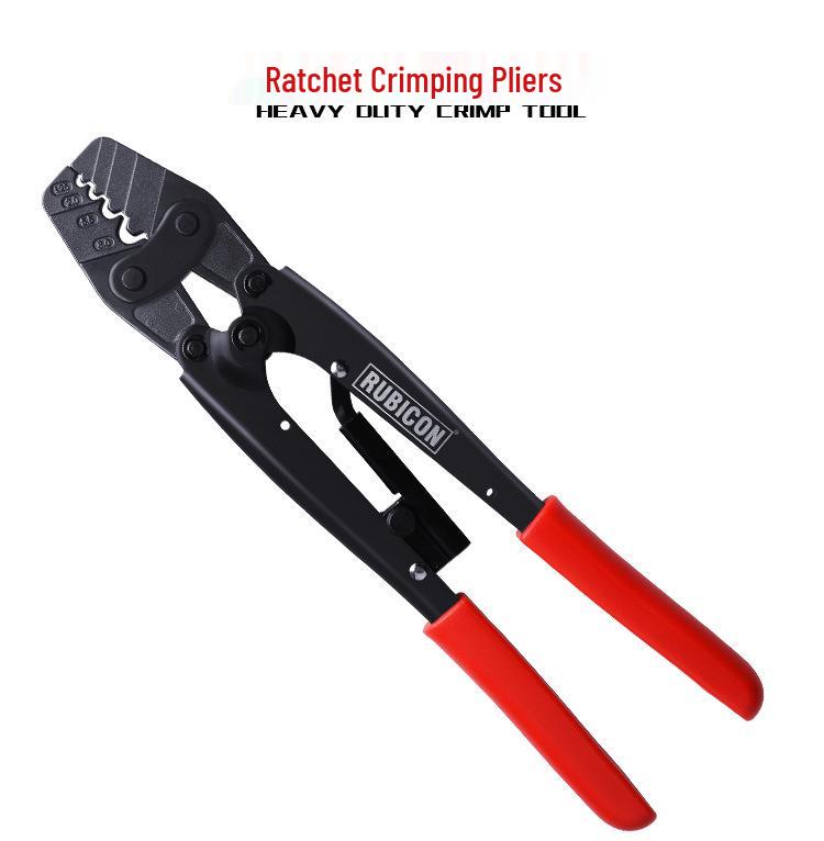 Japan Robin Hood RUBICON Crimping Pliers RLY-1008/2008A - Ratchet Terminal & Bare Terminal Crimper