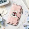 Skull Pattern Long Wallet Vintage Style Multi Slot Portable Purse for Daily Use
