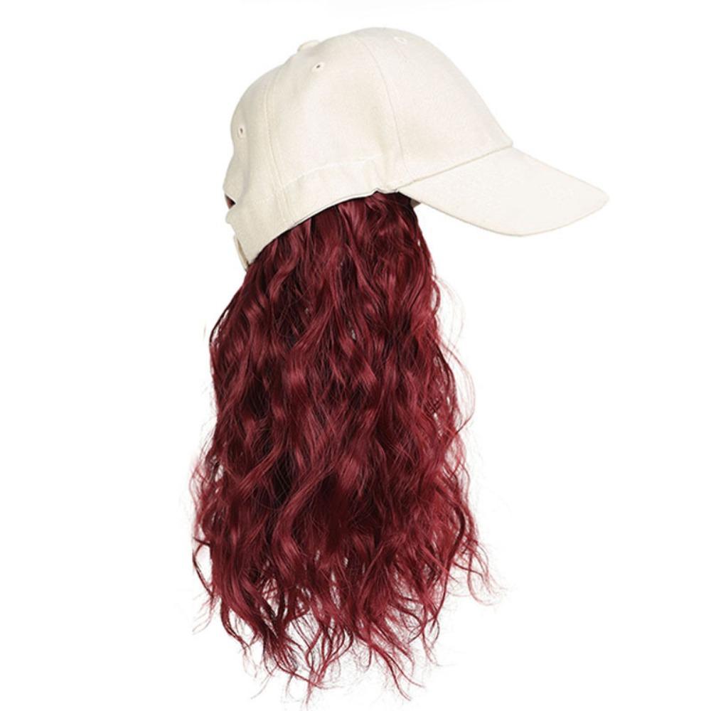 

12-дюймовая бейсболка с наращиванием волос, регулируемая шляпа-парик для женщин, для повседневной носки 99