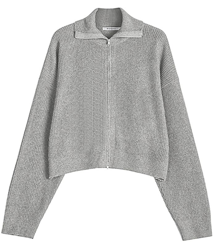 Avandress Two-Way Turtleneck Zip-Up Knit - 7Col