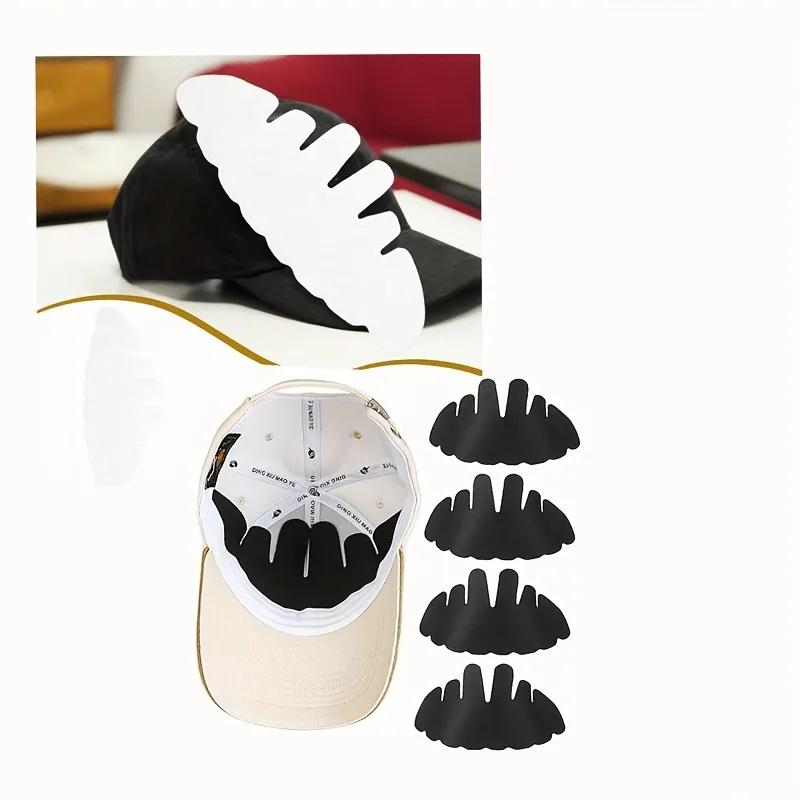 5/10pcs Baseball Cap Sweat Liner Absorbent Pads Insert,Outdoor Hard Hat Sweatband,for Sports Cap Wide Brim Caps- All-season,Knit