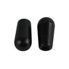 FLEOR Plastic Threaded Toggle Switch Guitar Pickup Switch Tip 2 Black 2 White 2 Yellow 6-Pack 3-Way Tips, Caps, 4mm, + +