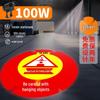 Industrial Safety Projector Light for Outdoor Crane and Forklift Applications