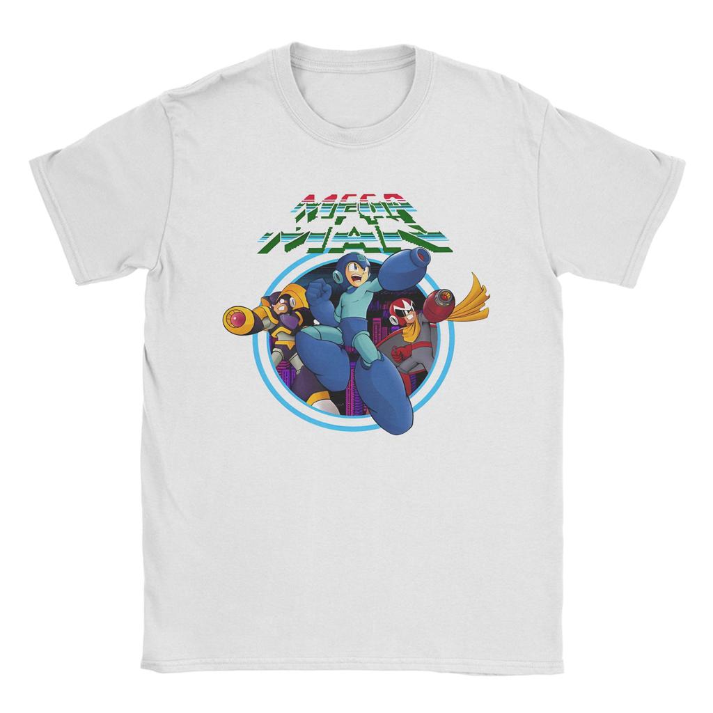 Pánské Dámské Megaman X Vintage Mega Herní Tričko 100% Bavlna Oblečení Cool Krátký Rukáv Kulatý Výstřih Tričko Pánská Dámská Trička
