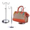 Stainless Steel Bag Clothing Show Shelf Adjustable Polished Metal Display Risers Silver Wallet Holder Stand