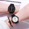 New Fashion Personalized Minimalist Butterfly Digital Belt Quartz Watch Set Women's Fluorescent Watch Student Watch