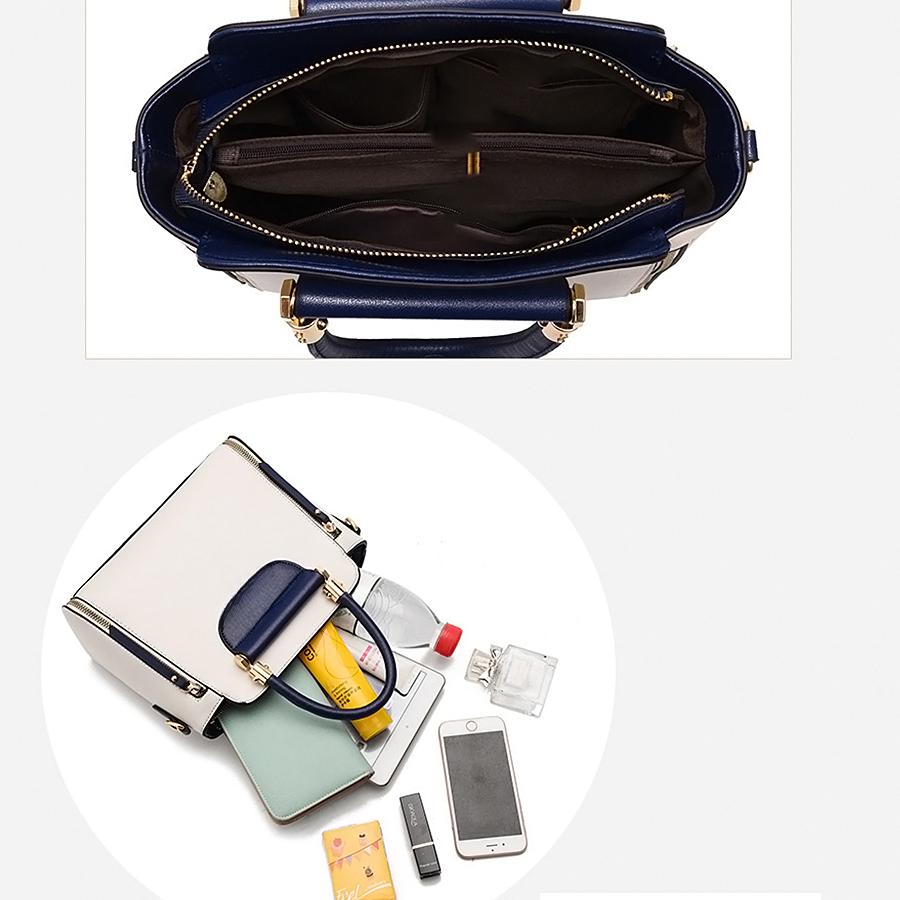 Women's Bags  New Fashion Women's Bags Hit Color Hand-held Bag Europeand The United States All-match Shoulder Messenger Bag