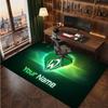 Tappeto in Cristallo Vellutato Personalizzato Werder Bremen FC, Stampa Testo Nome Personalizzato, Logo Calcio Tappetino Morbido Antiscivolo Decorazione Casa Regalo