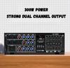 High-Power Amplifier With 12V/220V Compatibility, Bluetooth, USB/SD Card Playback, FM Tuning, Lossless Decoding Capabilities