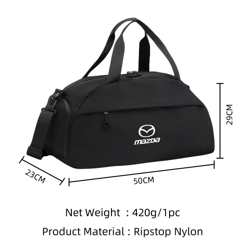 2025 Hot Men Women Nylon Luggage Storage Bag Travel Gym Sport Pouches For Mazda CX5 6 3 CX7 323 Axela Atenza Demio CX30 CX3 CX9