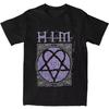 Him Band Ville Valo Heartagram Liebe Metal T-Shirt Sommer Streetwear T-Shirts Trendiges T-Shirt für Kurzarm-T-Shirts(4)