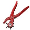 Belt Hole Puncher 6 Hole Size Leather Punch Machine Professional Leather Hollow Puncher for Watch Band Belt Leather Strap