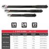Torque Wrench 1/2'' 3/8'' 1/4'' Square Drive Preset Bicycle Torques Key Two-way Ratchet Car Bike Automotive Hand Tools