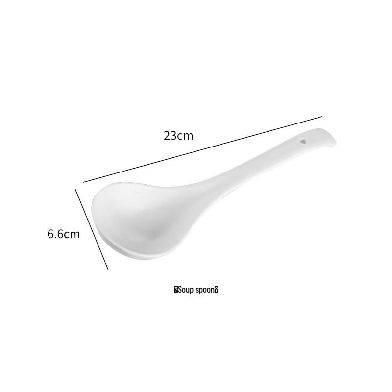 Large Pure White Ceramic Soup Bowl for Home or Restaurant.