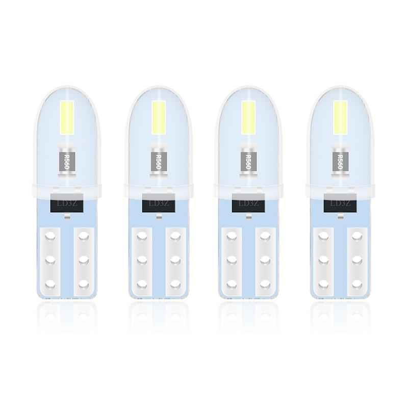 10pcs T5 LED 3014 2SMD No Polarity Auto Car Dashboard Lights Car Reading Instrument Panel Lamp Door License Plate Light