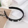 Hip Hop Rivet Alloy Kids Headband Black Gothic Spike Fashion Personalized Trendy Bachelorette Party