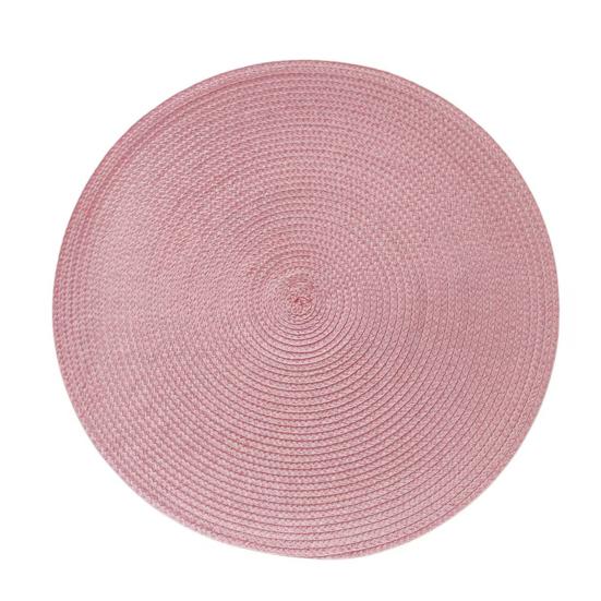 Runde, gewebte PP-Tischsets, hitze- und ölbeständig, schlichte, einfarbige Tischsets für Esszimmer- und Küchentische, moderne Wohndekoration