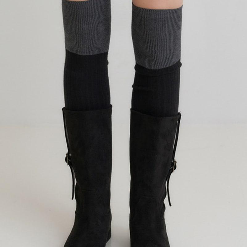 

OVLA тон и тон_гольфы до колена SO014 brown