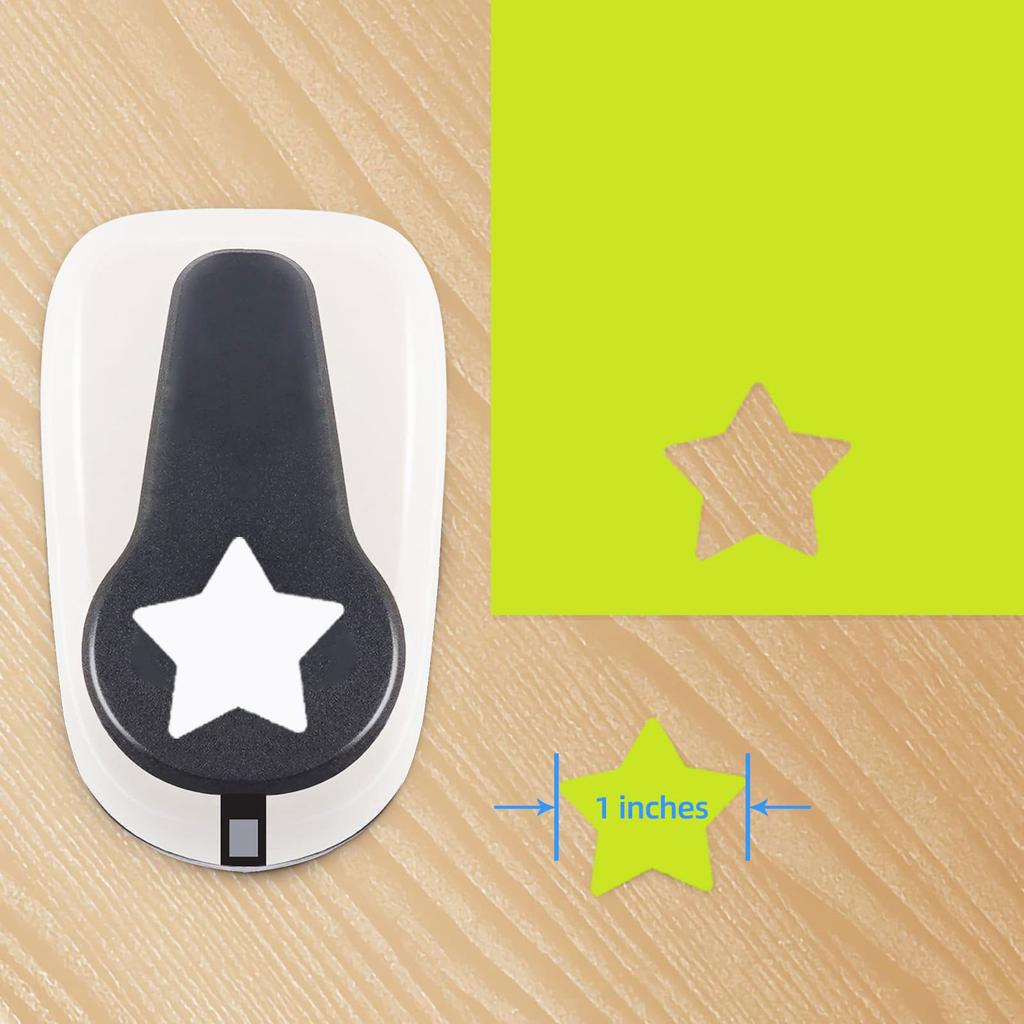 Five-pointed Star Hole Punch Single Hole Puncher for DIY Wedding Invitation Christmas Card Making Scrapbooking Art Craft